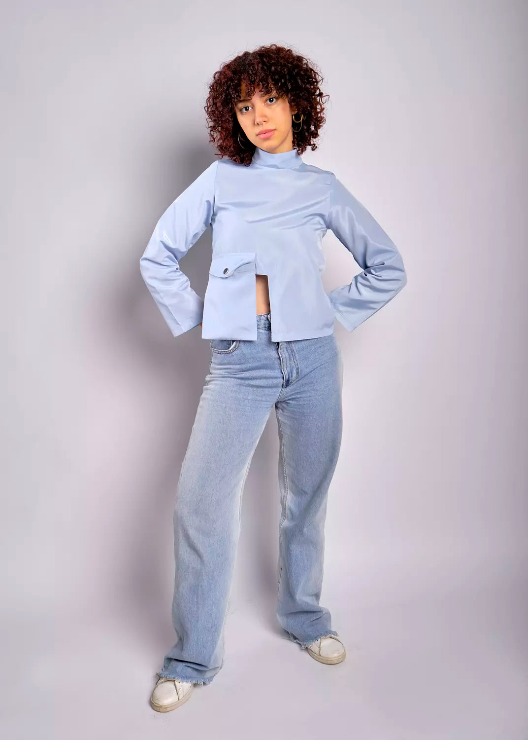 Cropped Twisty Cargo Top