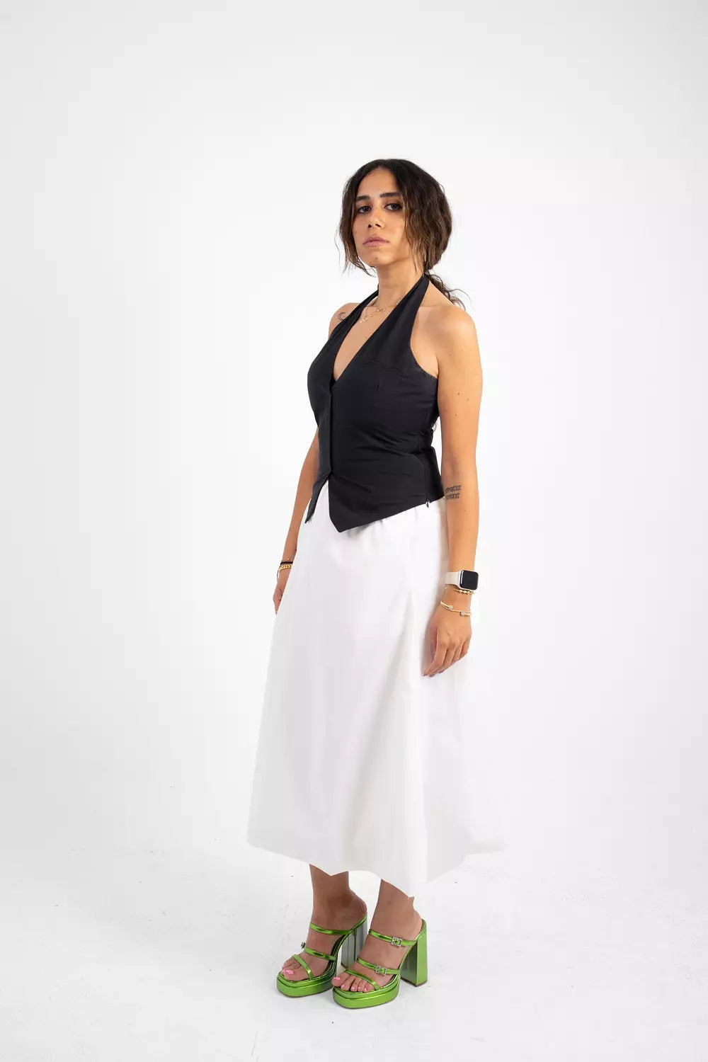 Midi Bubble Skirt