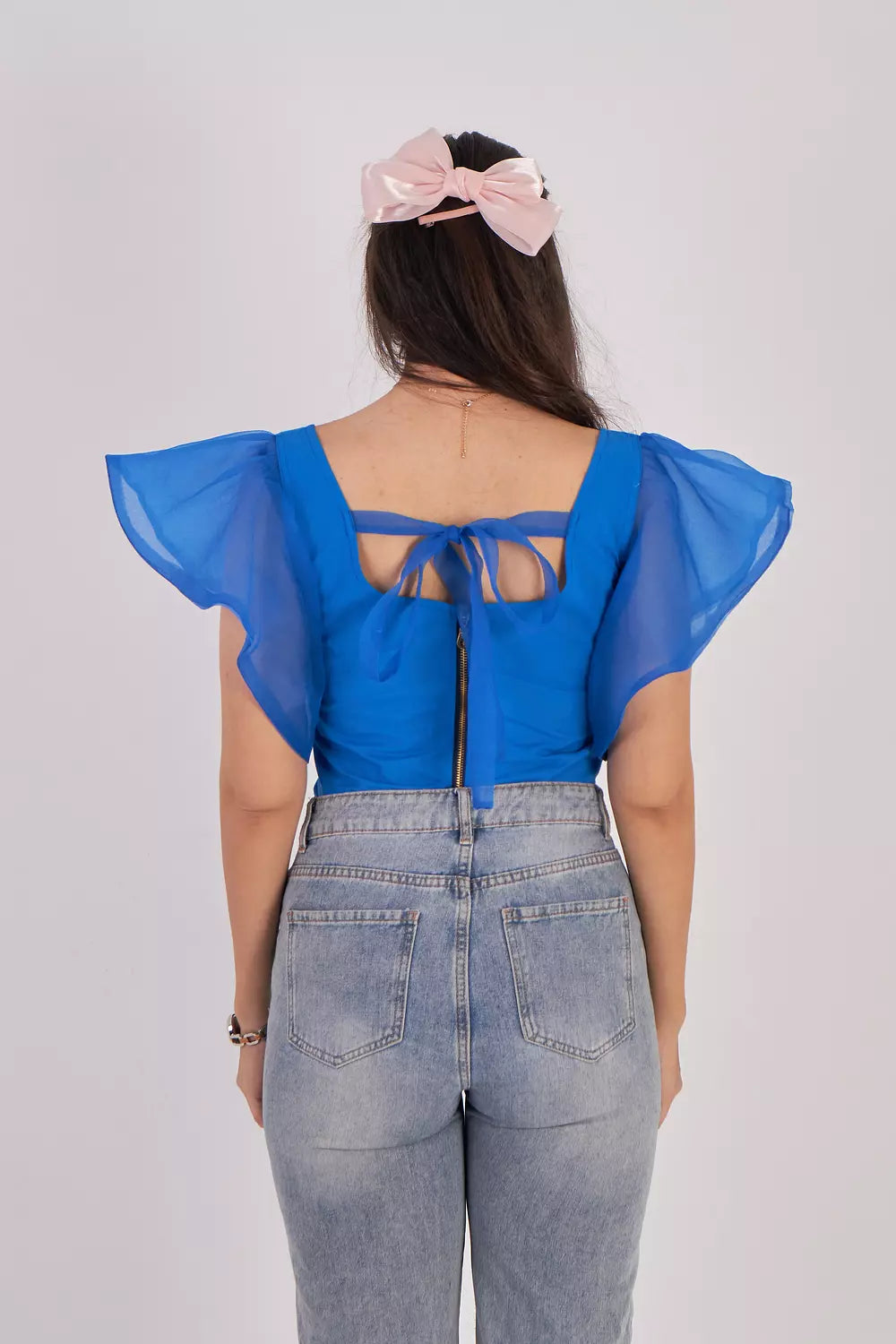 Bubble Bliss Bow Back Top