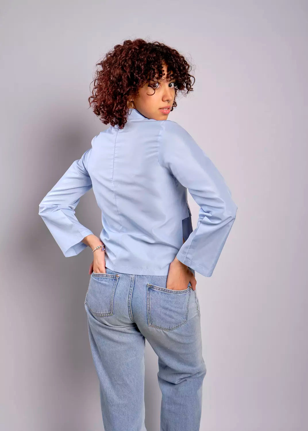 Cropped Twisty Cargo Top