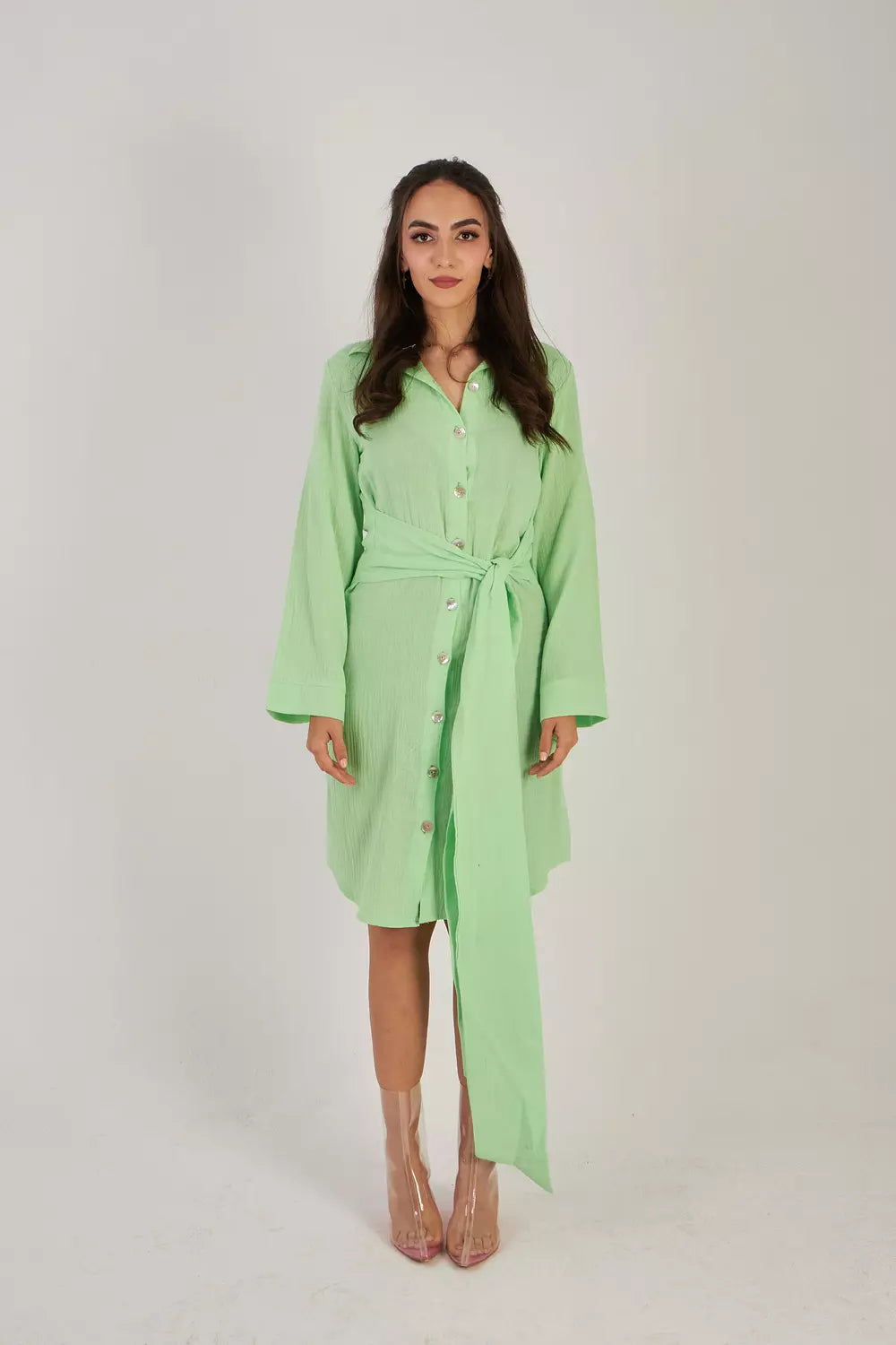 Bubbly Waist Wrap Chic Dress