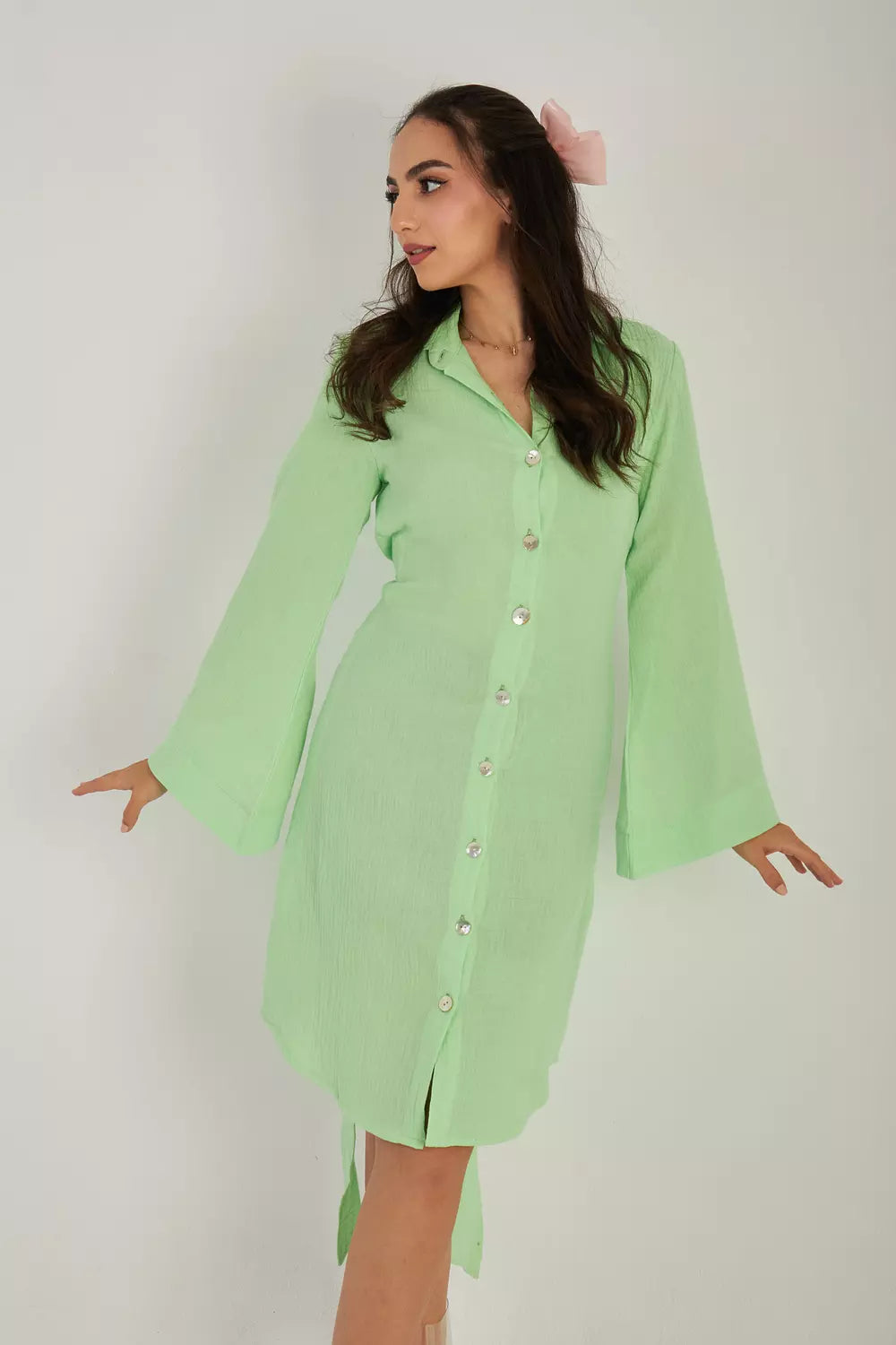 Bubbly Waist Wrap Chic Dress