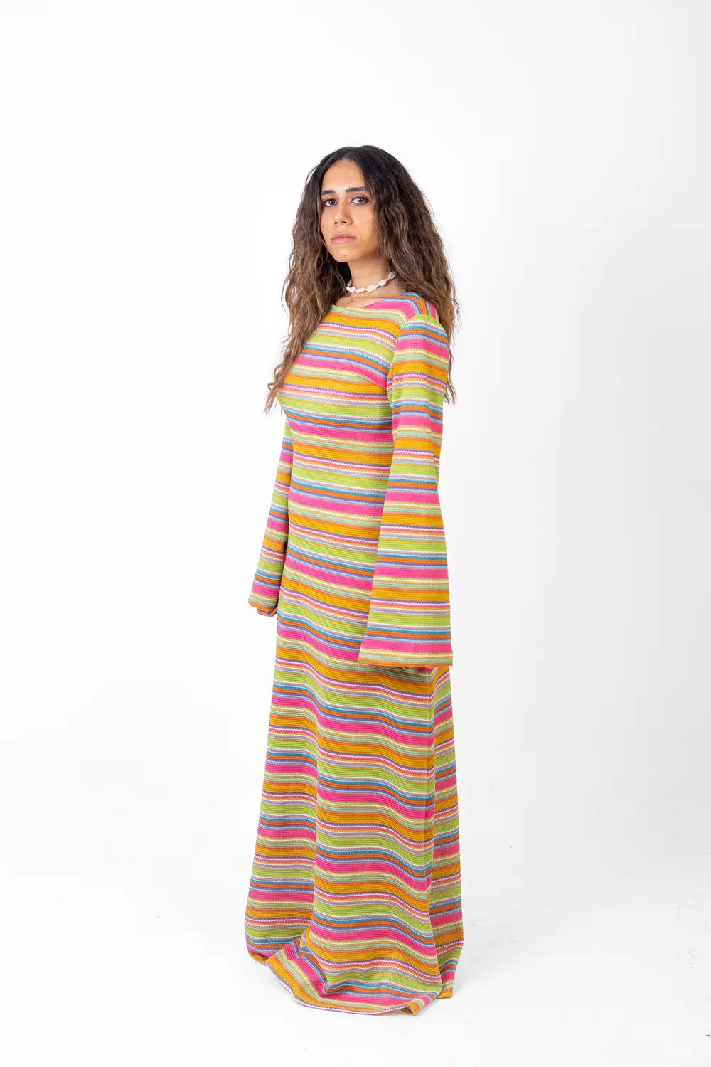 Tropicana Stripe Dress