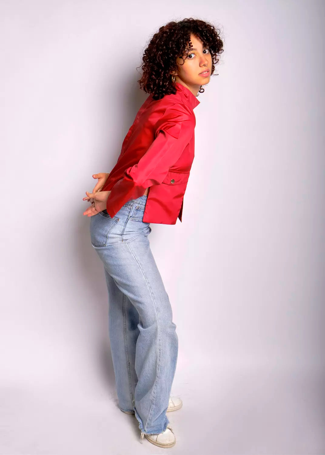 Cropped Twisty Cargo Top