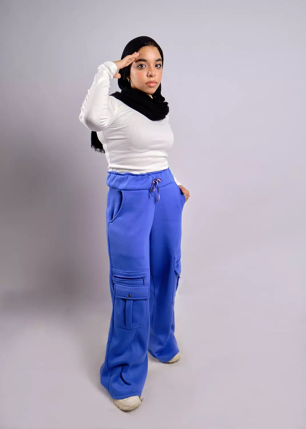 wide comfy cargo pants