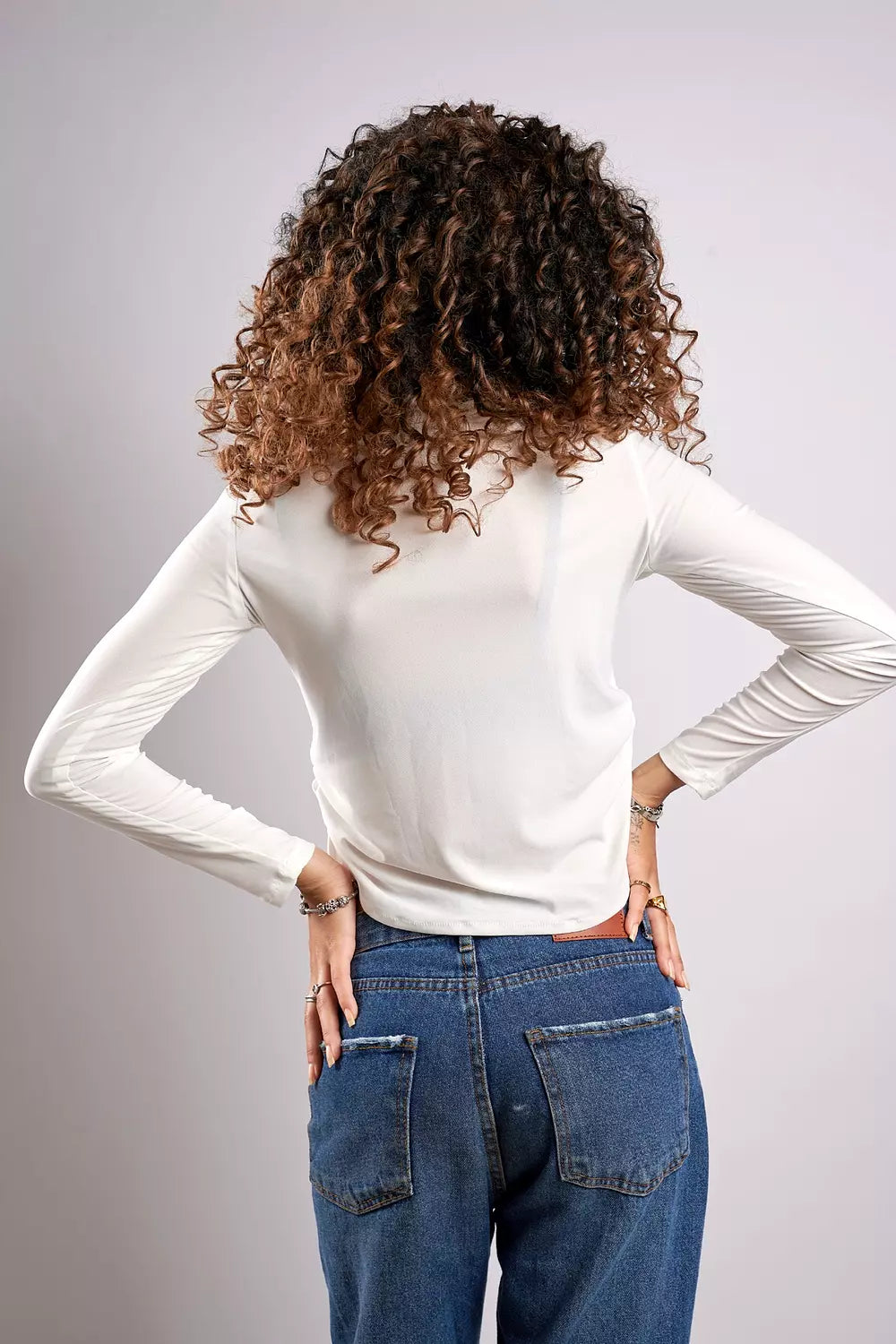Cutout Ruched Top