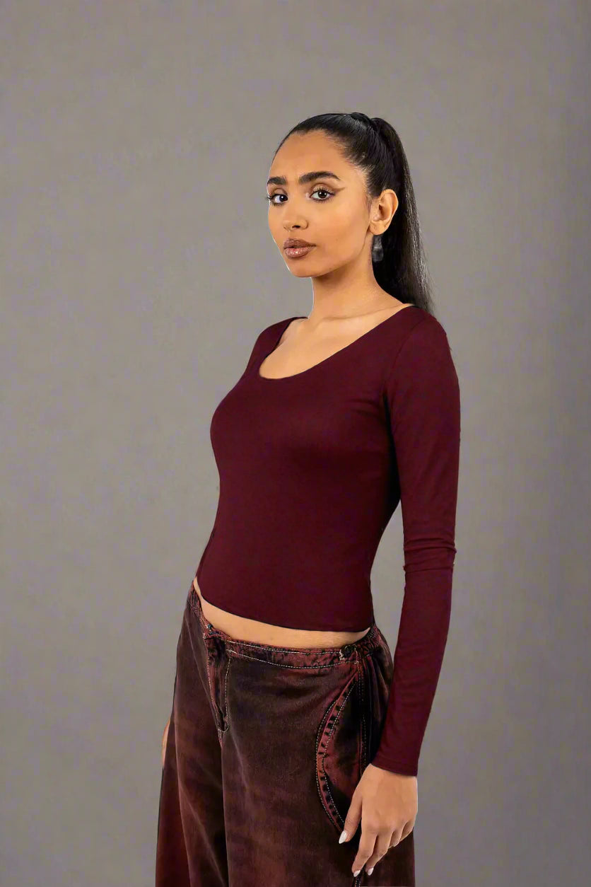 Boat Neck Top