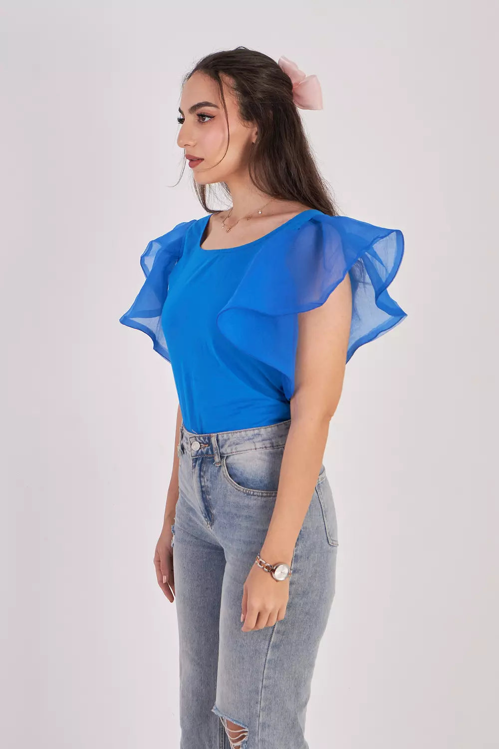 Bubble Bliss Bow Back Top