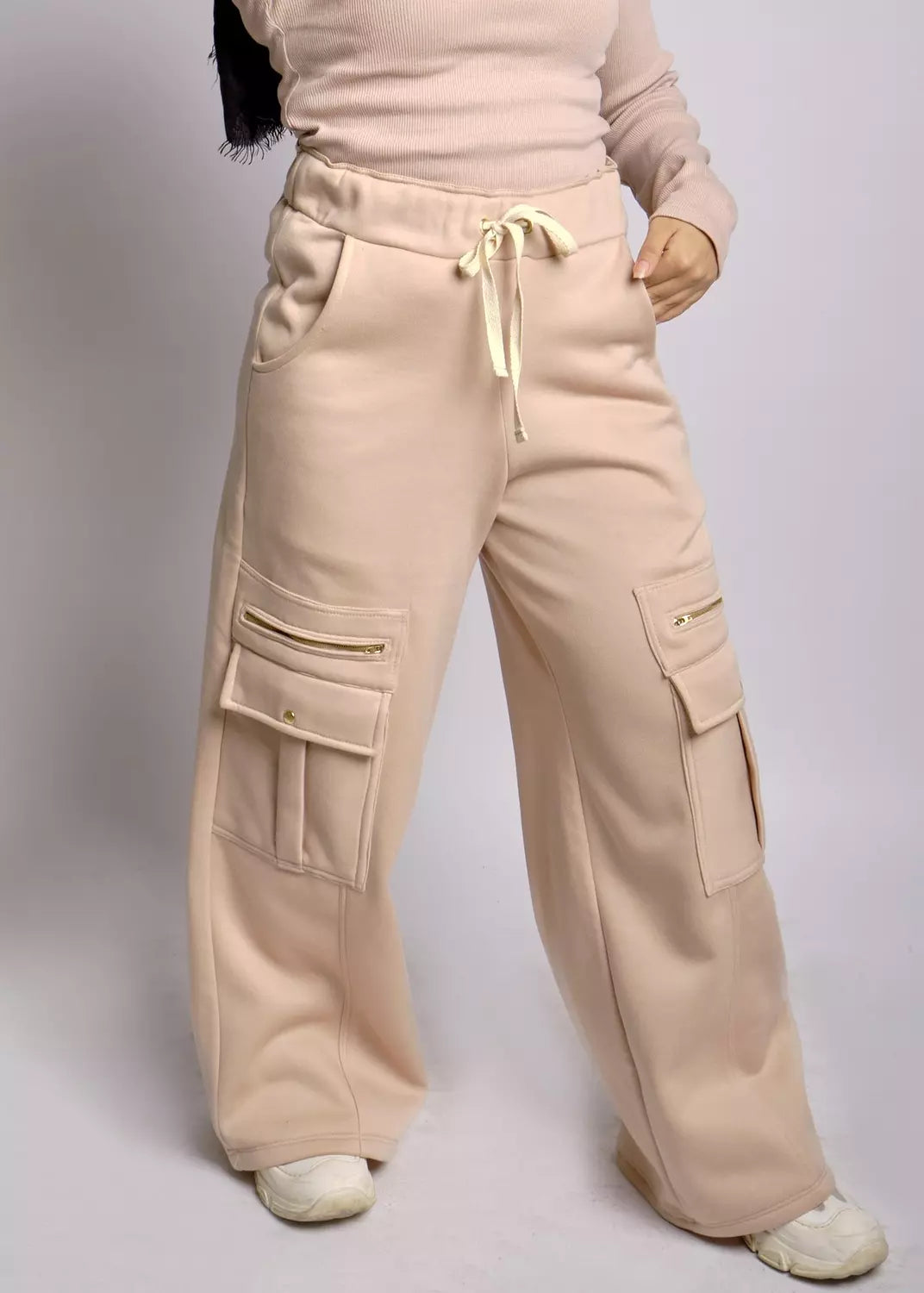 wide comfy cargo pants