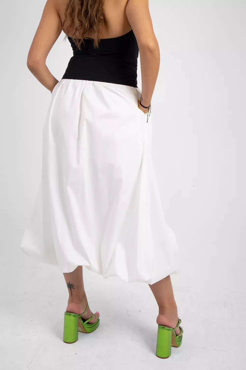 Midi Bubble Skirt