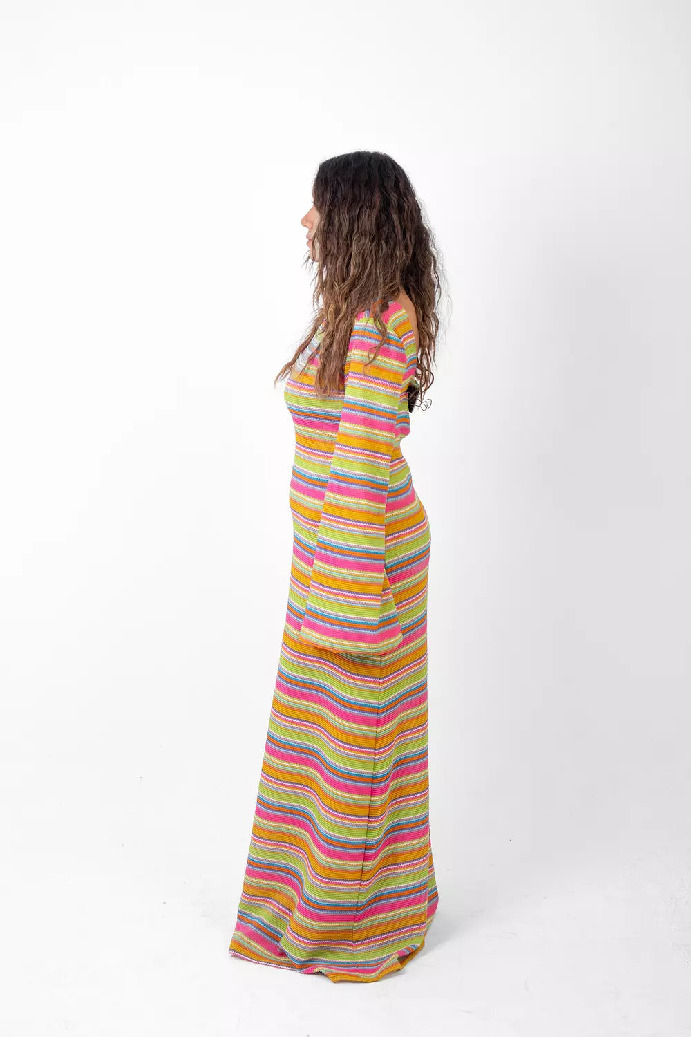 Tropicana Stripe Dress